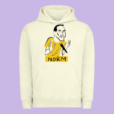 Norm Macdonald Cartoon Urban Hoodie Designed By Artisfamous