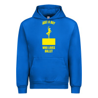 Cobalt just a boy who loves ballet Urban Hoodie - artisFamous