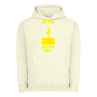 Pigment Pistachio just a boy who loves ballet Urban Hoodie - artisFamous