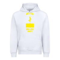 White just a boy who loves ballet Urban Hoodie - artisFamous