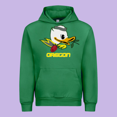 Throwback Oregon Urban Hoodie Designed By Artisfamous