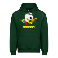 Forest Green throwback oregon Urban Hoodie - artisFamous