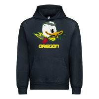 Navy throwback oregon Urban Hoodie - artisFamous