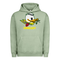 Pigment Oil Green throwback oregon Urban Hoodie - artisFamous