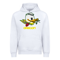 White throwback oregon Urban Hoodie - artisFamous