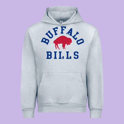 Vintage Distressed Bills Urban Hoodie Designed By Artisfamous
