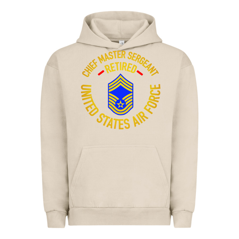 Chief Master Sergeant Retired Urban Hoodie by artisFamous | Teevron