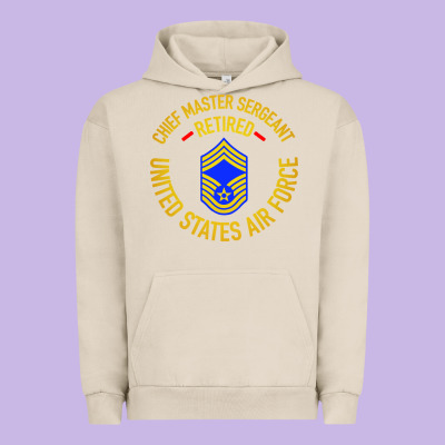 Chief Master Sergeant Retired Urban Hoodie Designed By Artisfamous