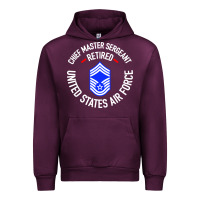 Mauve Wine chief master sergeant retired Urban Hoodie - artisFamous