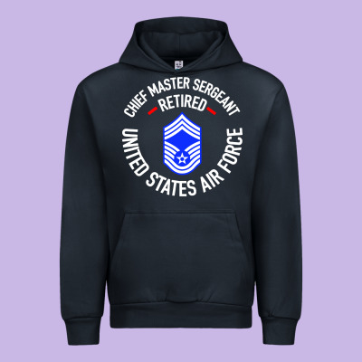 Chief Master Sergeant Retired Urban Hoodie Designed By Artisfamous