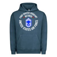 Pigment Midnight Navy chief master sergeant retired Urban Hoodie - artisFamous