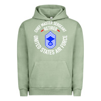 Pigment Oil Green chief master sergeant retired Urban Hoodie - artisFamous