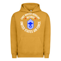 Pigment Peanut Butter chief master sergeant retired Urban Hoodie - artisFamous