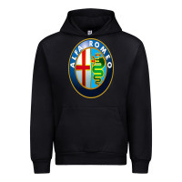 Black alfa racing big merch Urban Hoodie - artisFamous