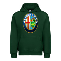 Forest Green alfa racing big merch Urban Hoodie - artisFamous