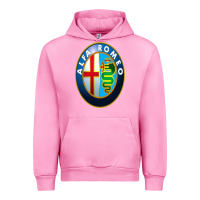 Fuchsia Pink alfa racing big merch Urban Hoodie - artisFamous