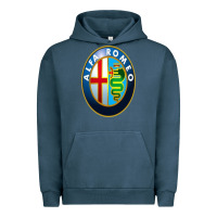 Pigment Midnight Navy alfa racing big merch Urban Hoodie - artisFamous