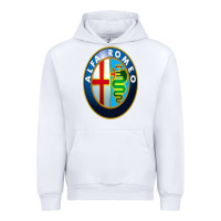 White alfa racing big merch Urban Hoodie - artisFamous