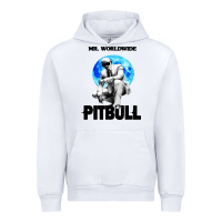 White merch mr worldwide pit bull Urban Hoodie - artisFamous