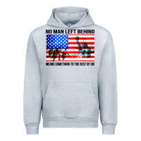Heather Grey no man left behind means something to the rest of us Urban Hoodie - artisFamous