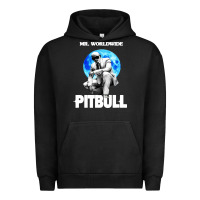 Pigment Black merch mr worldwide pit bull Urban Hoodie - artisFamous
