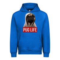 Cobalt pug life Urban Hoodie - artisFamous
