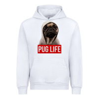 White pug life Urban Hoodie - artisFamous