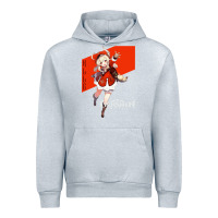 Heather Grey Genshin Impact Klee Urban Hoodie - artisFamous