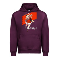 Mauve Wine Genshin Impact Klee Urban Hoodie - artisFamous