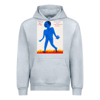 Heather Grey walk davids on fire Urban Hoodie - artisFamous