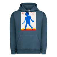 Pigment Midnight Navy walk davids on fire Urban Hoodie - artisFamous