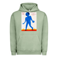 Pigment Oil Green walk davids on fire Urban Hoodie - artisFamous