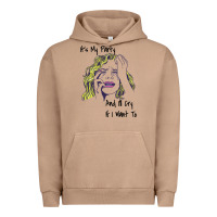 Pigment Burro It's My Party And I'll Cry If I Want To happy christmas Urban Hoodie - artisFamous