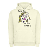 Pigment Pistachio It's My Party And I'll Cry If I Want To happy christmas Urban Hoodie - artisFamous