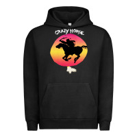 Pigment Black neil crazy horse Urban Hoodie - artisFamous