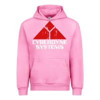 Fuchsia Pink cyber dyne systems Urban Hoodie - artisFamous
