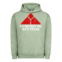 Pigment Oil Green cyber dyne systems Urban Hoodie - artisFamous