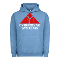Pigment Pebble Blue cyber dyne systems Urban Hoodie - artisFamous