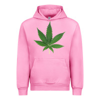 Fuchsia Pink Weed leaf Urban Hoodie - artisFamous