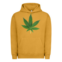 Pigment Peanut Butter Weed leaf Urban Hoodie - artisFamous