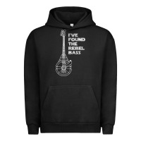 Pigment Black rebel bass Urban Hoodie - artisFamous