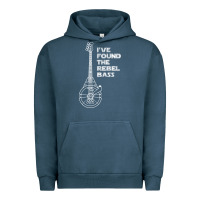 Pigment Midnight Navy rebel bass Urban Hoodie - artisFamous