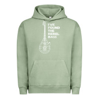 Pigment Oil Green rebel bass Urban Hoodie - artisFamous