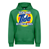 Emerald sick and tide of these hoes Urban Hoodie - artisFamous