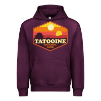Mauve Wine tatooine national park Urban Hoodie - artisFamous