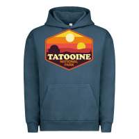 Pigment Midnight Navy tatooine national park Urban Hoodie - artisFamous