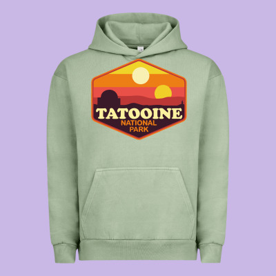 Tatooine National Park Urban Hoodie Designed By Artisfamous