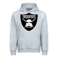 Heather Grey troopers Urban Hoodie - artisFamous