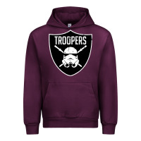 Mauve Wine troopers Urban Hoodie - artisFamous