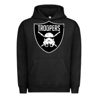 Pigment Black troopers Urban Hoodie - artisFamous